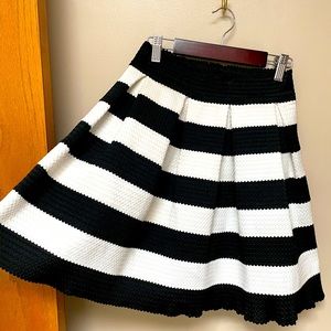 Express Black & White Skirt